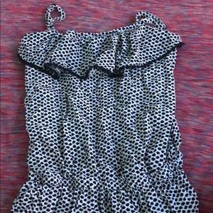 poka dot romper